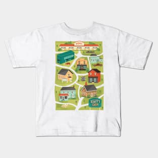 Schitt's Creek Town Map Kids T-Shirt